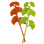 Felt Ginkgo Leaf