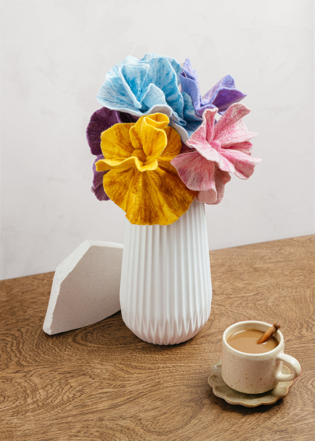 Felt Iris Flower