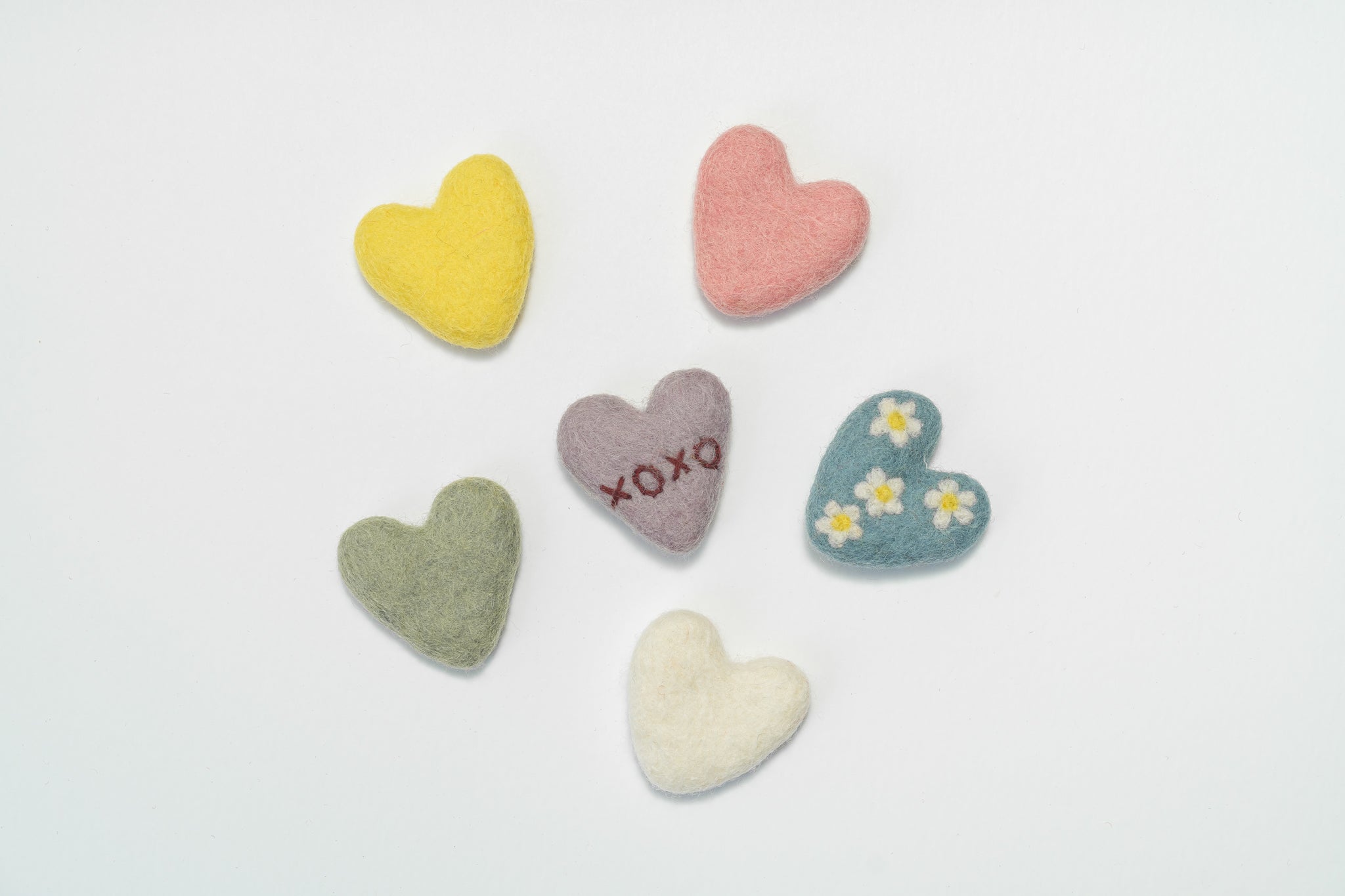 Felt Valentine Hearts