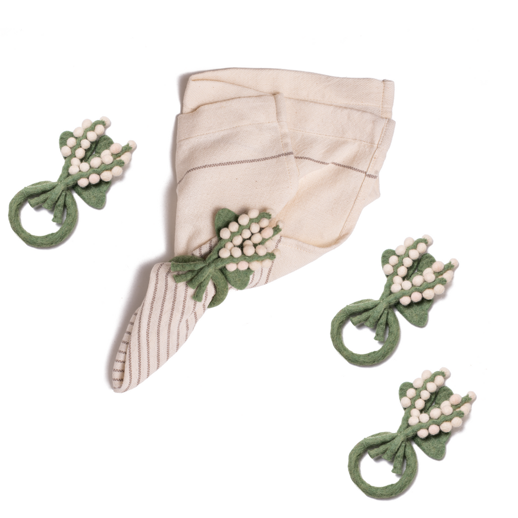 Baby's Breath Napkin Rings