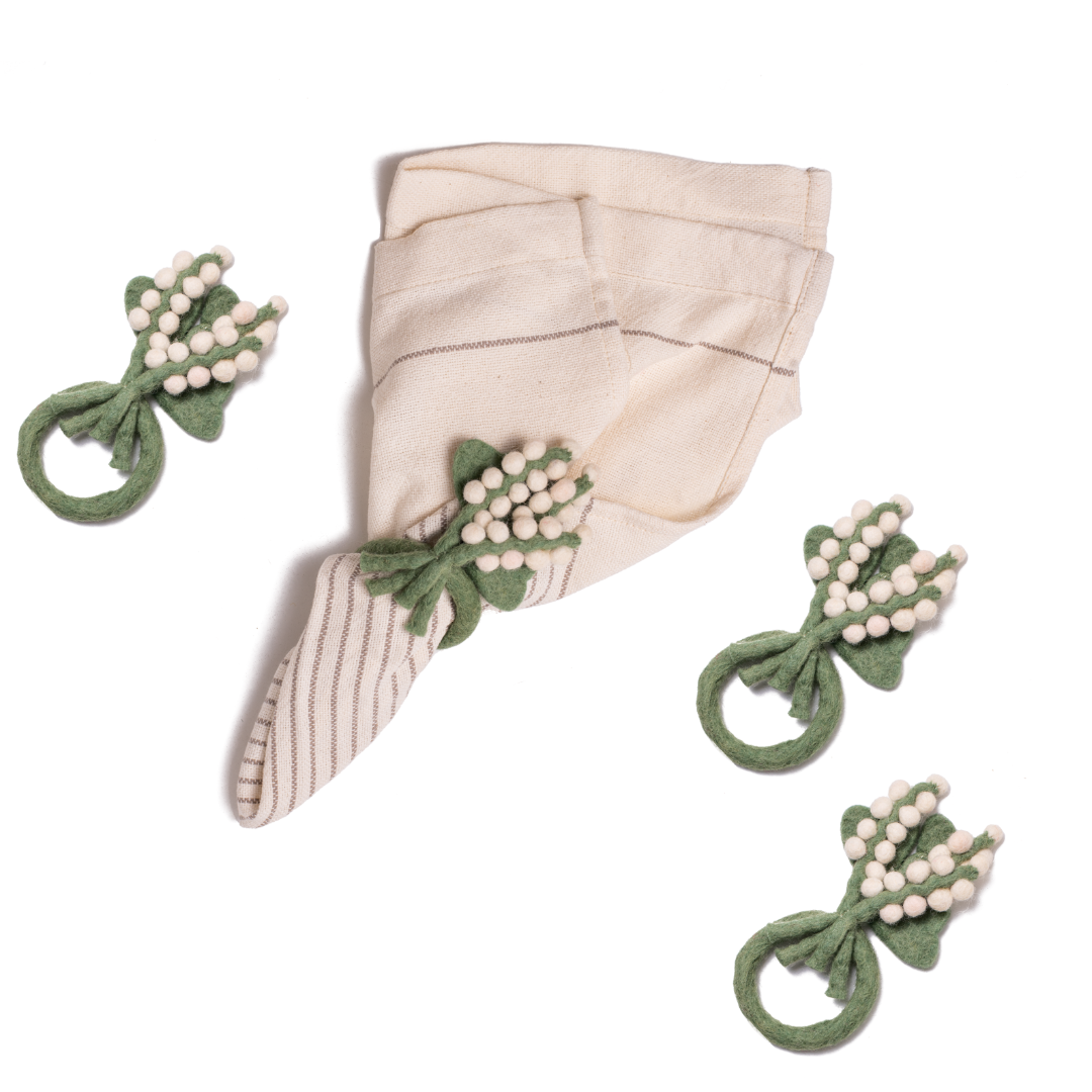 Baby's Breath Napkin Rings