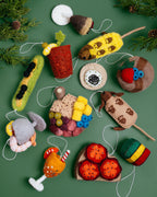 Felt Cocktail Ornaments