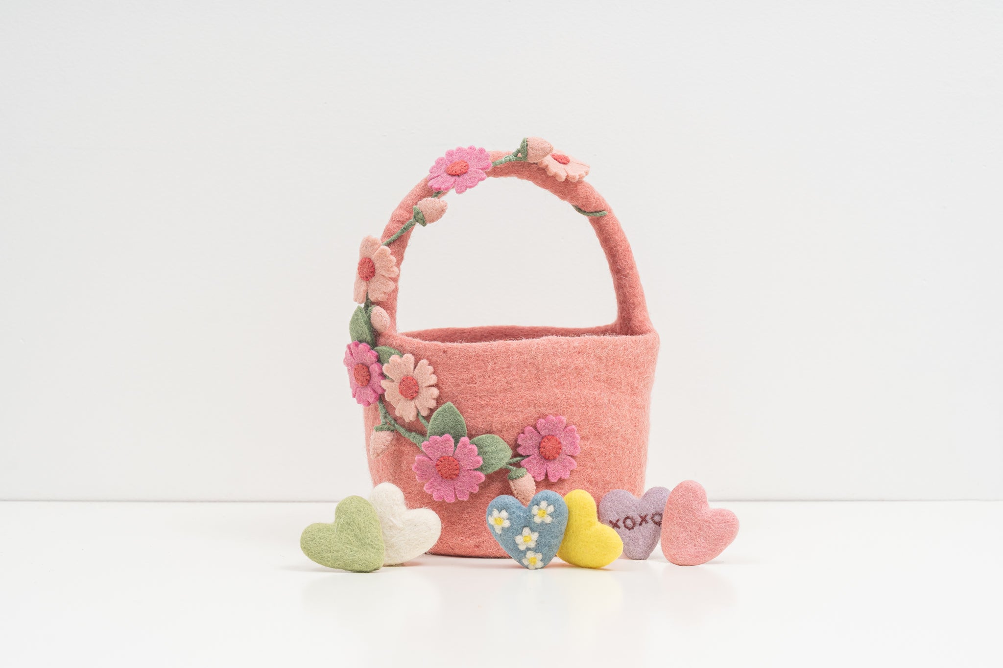 Felt Valentine Hearts