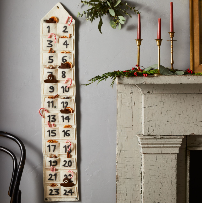 Felt Advent Calendars Cream