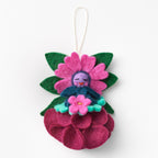 Felt Flower Angel Ornament