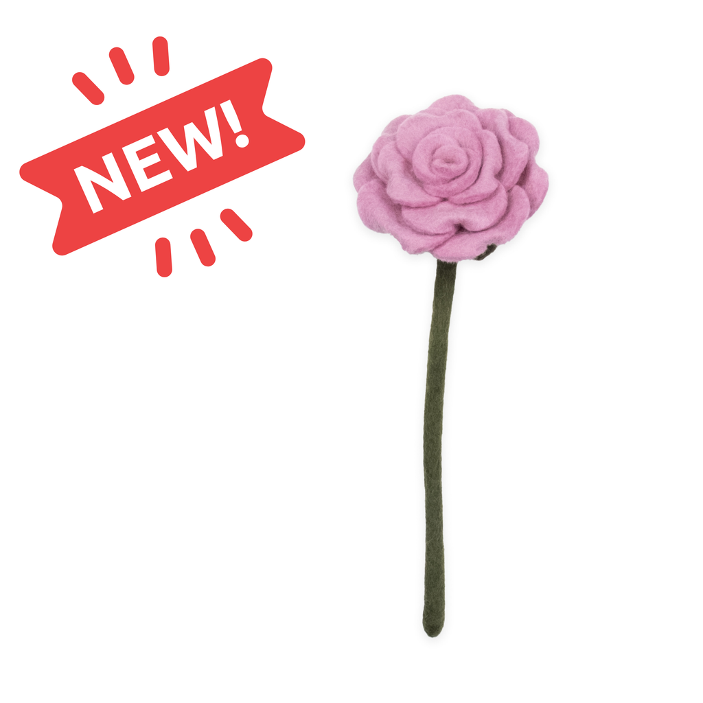 Felt Blooming Rose