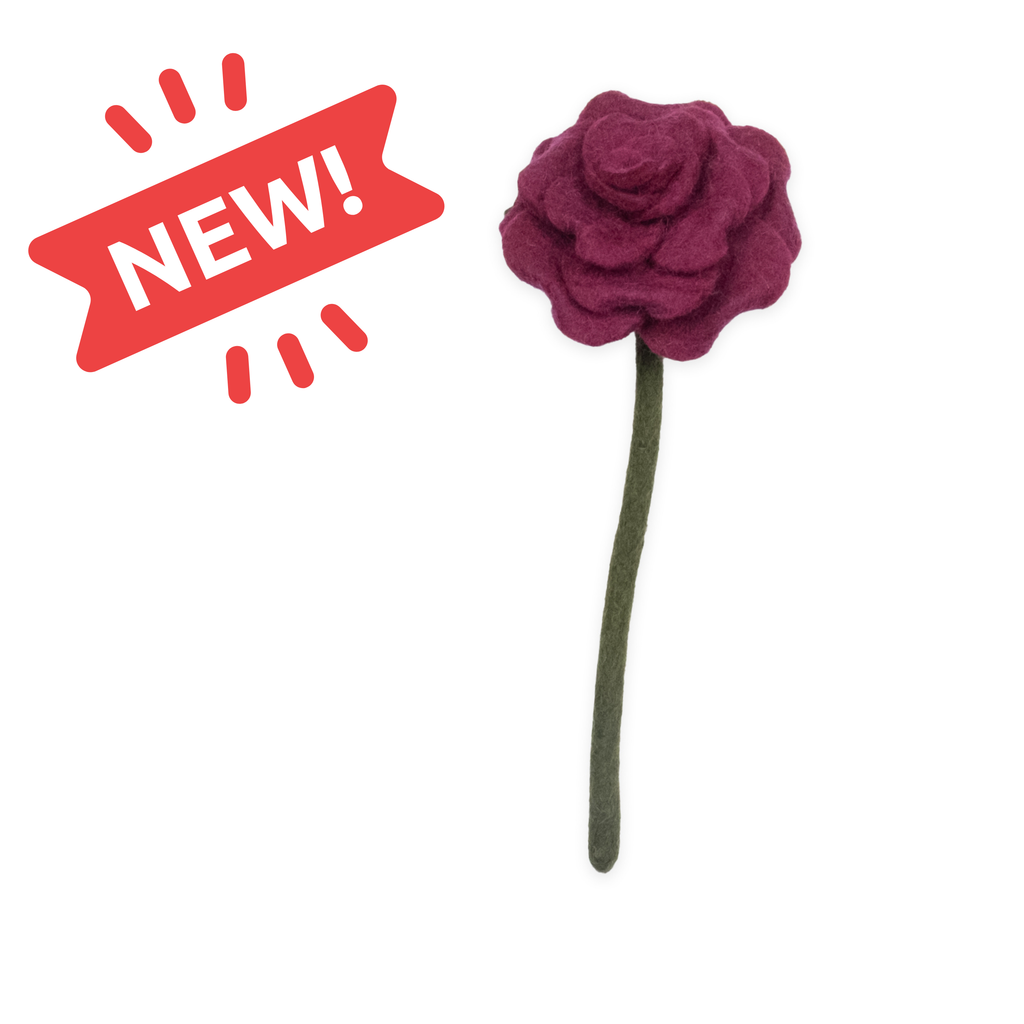 Felt Blooming Rose