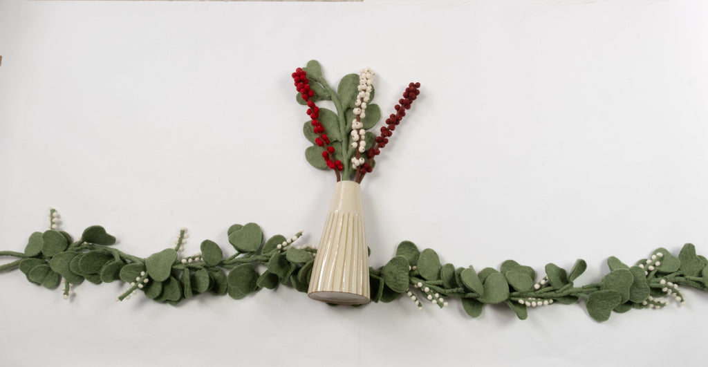 Ceramic Stripe Vase