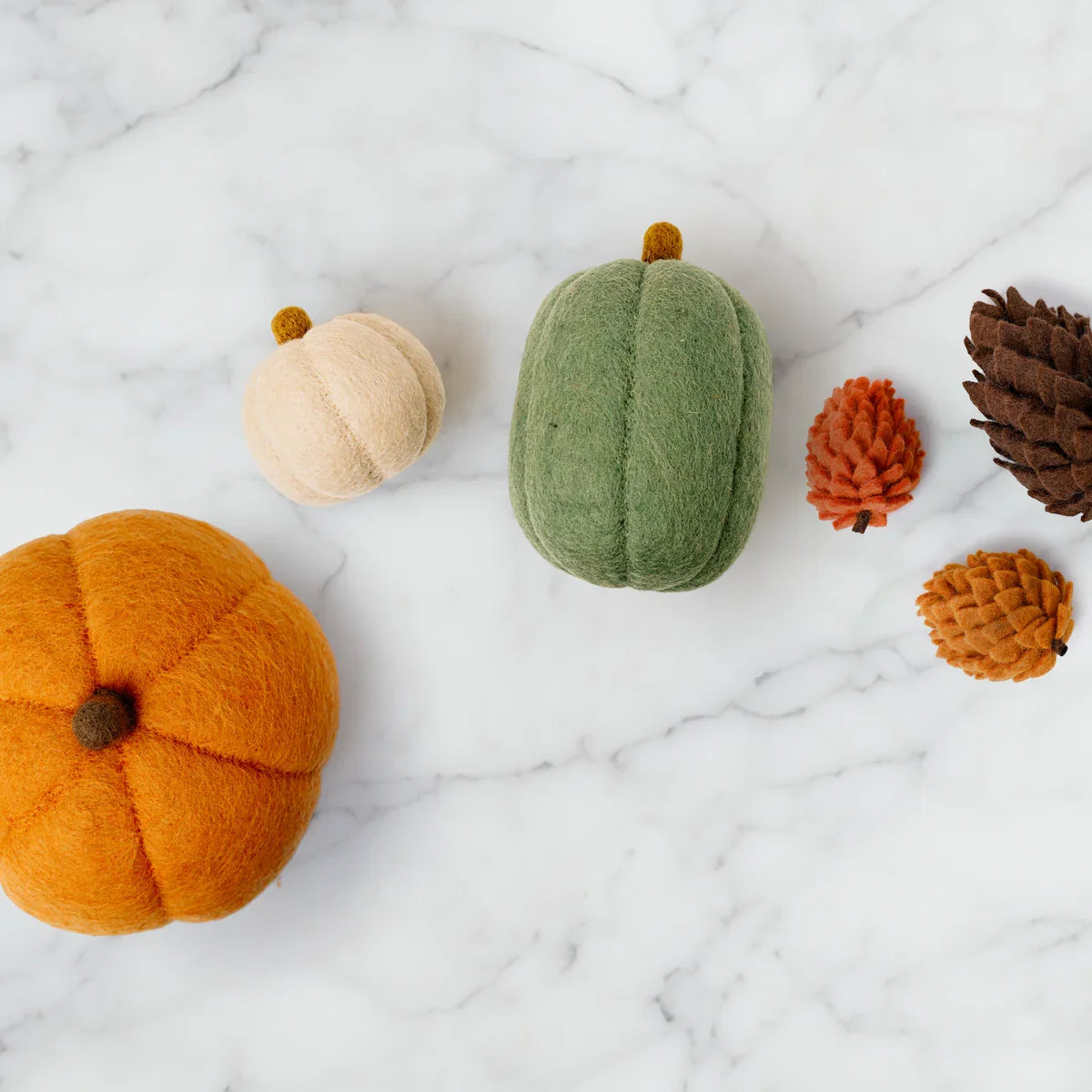 Felt Pinecones