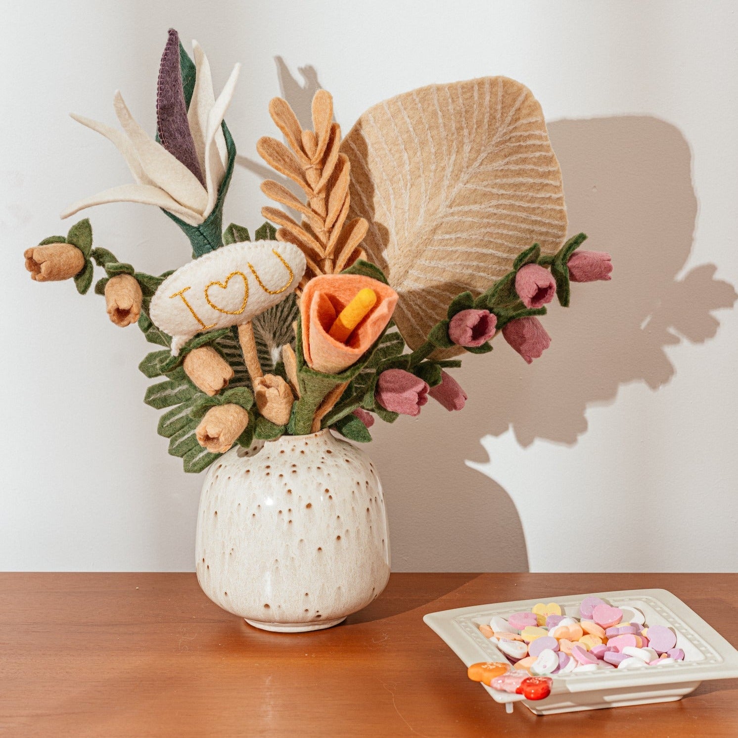 Felt Love Letter Stems