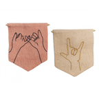 Felt Pinky Promise Banner
