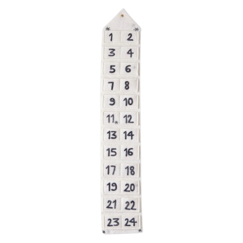 Felt Advent Calendars Cream