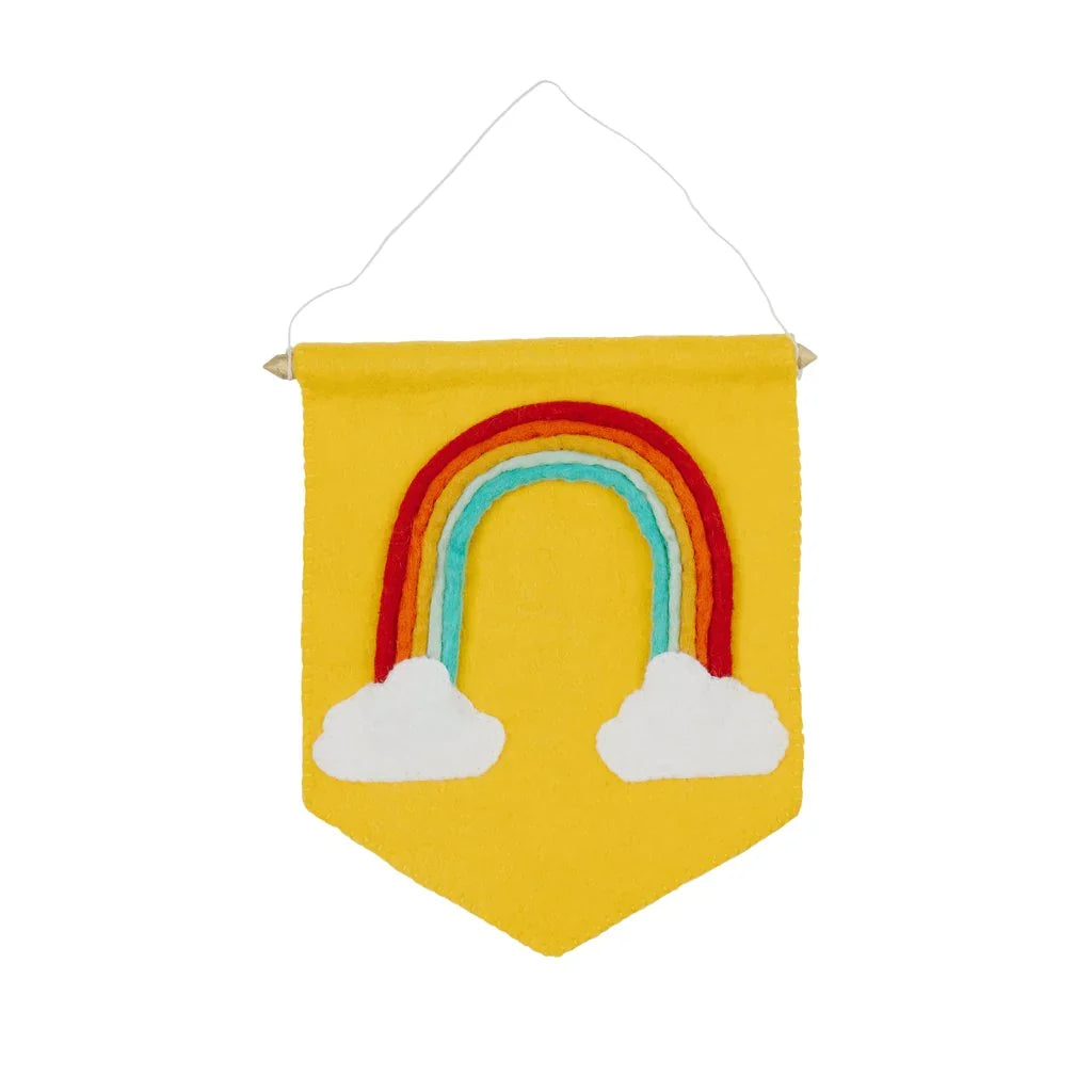 Felt Rainbow Banner