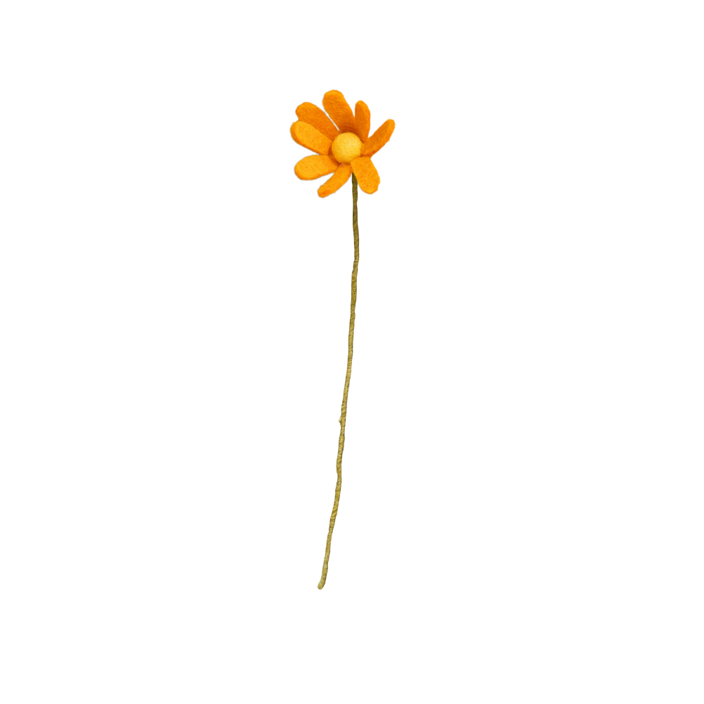 Felt Daisy Accent Stem