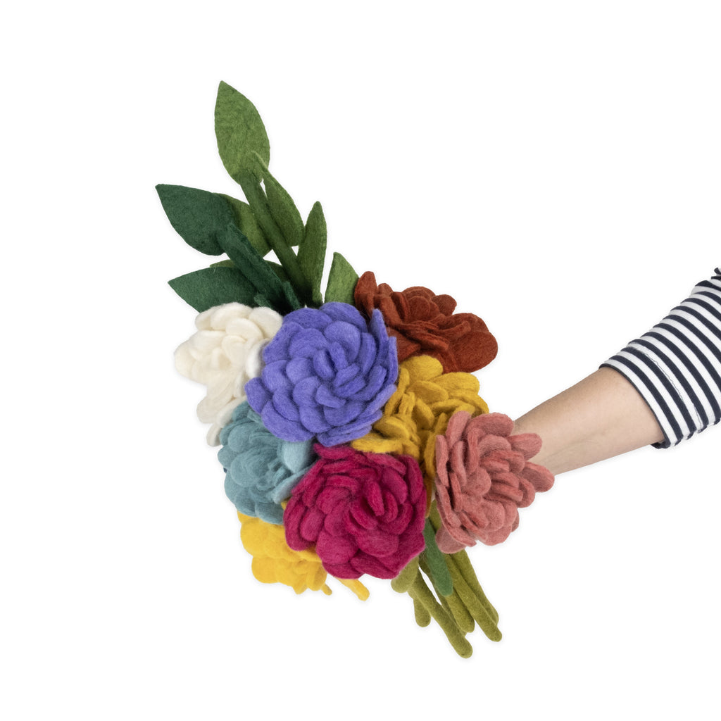 Felt Zinnia