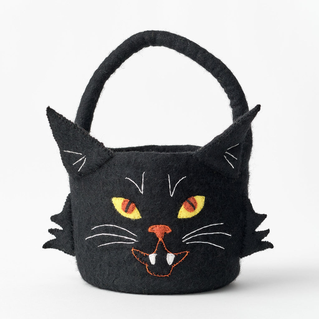 Black Cat Halloween Bucket