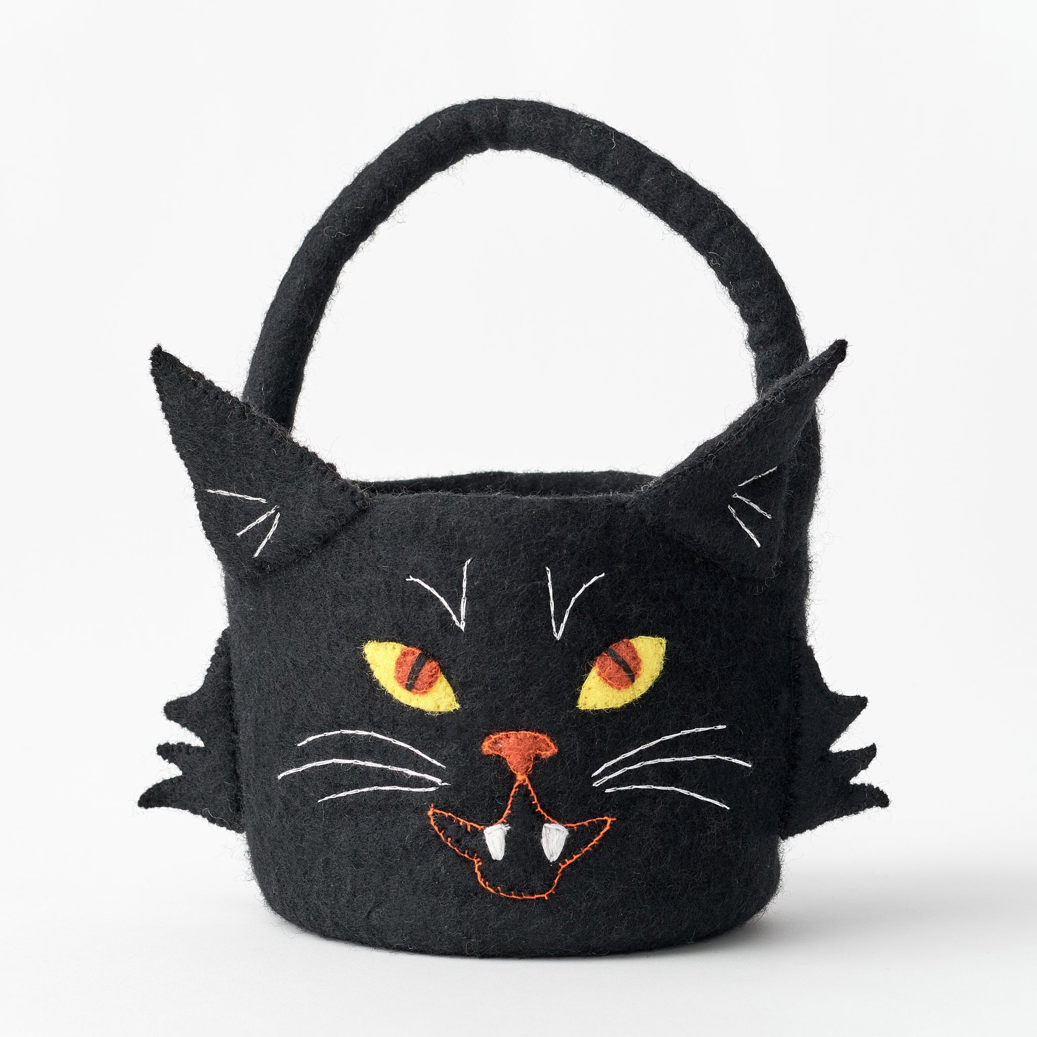 Black Cat Halloween Bucket