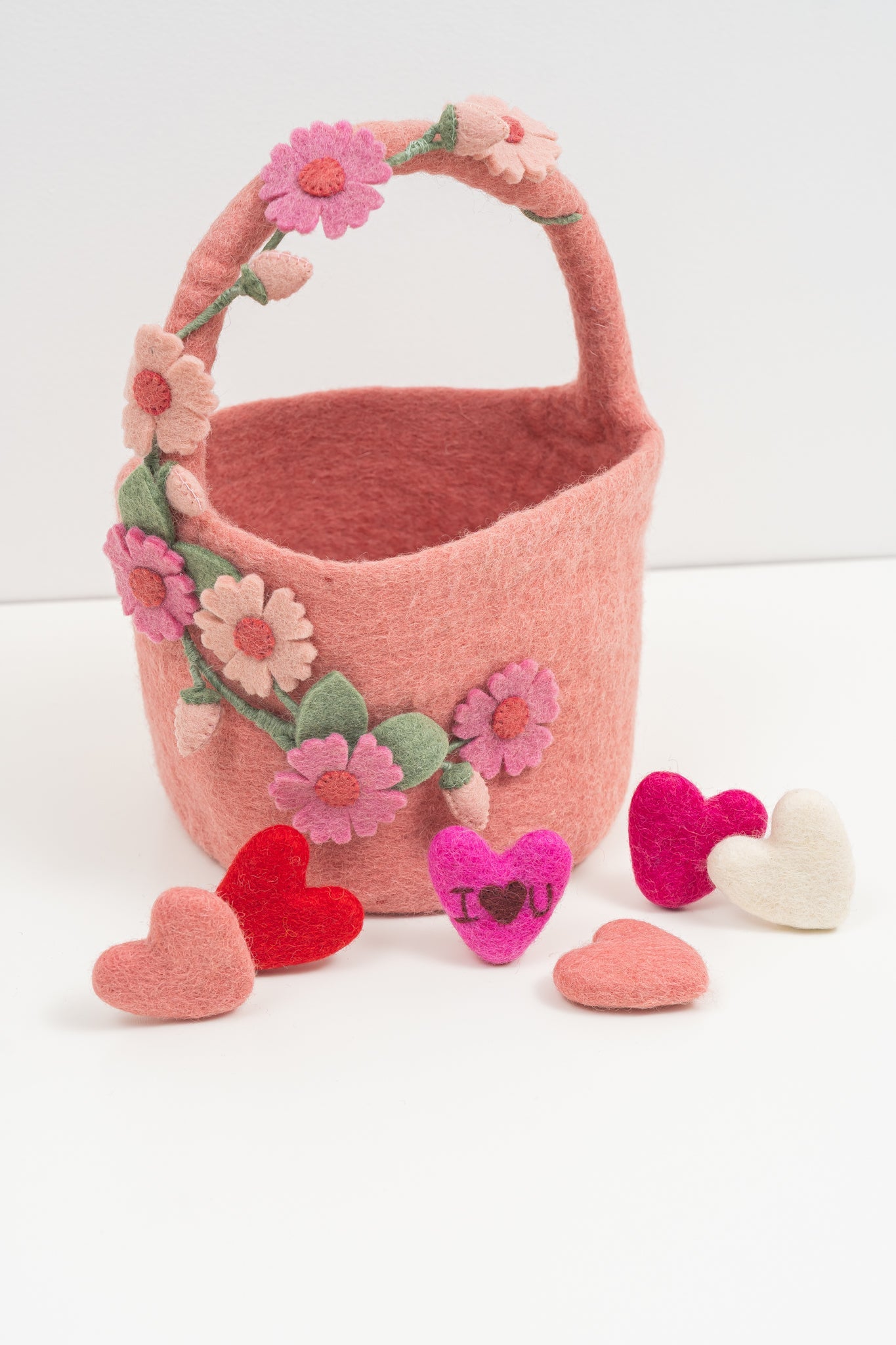Felt Valentine Hearts