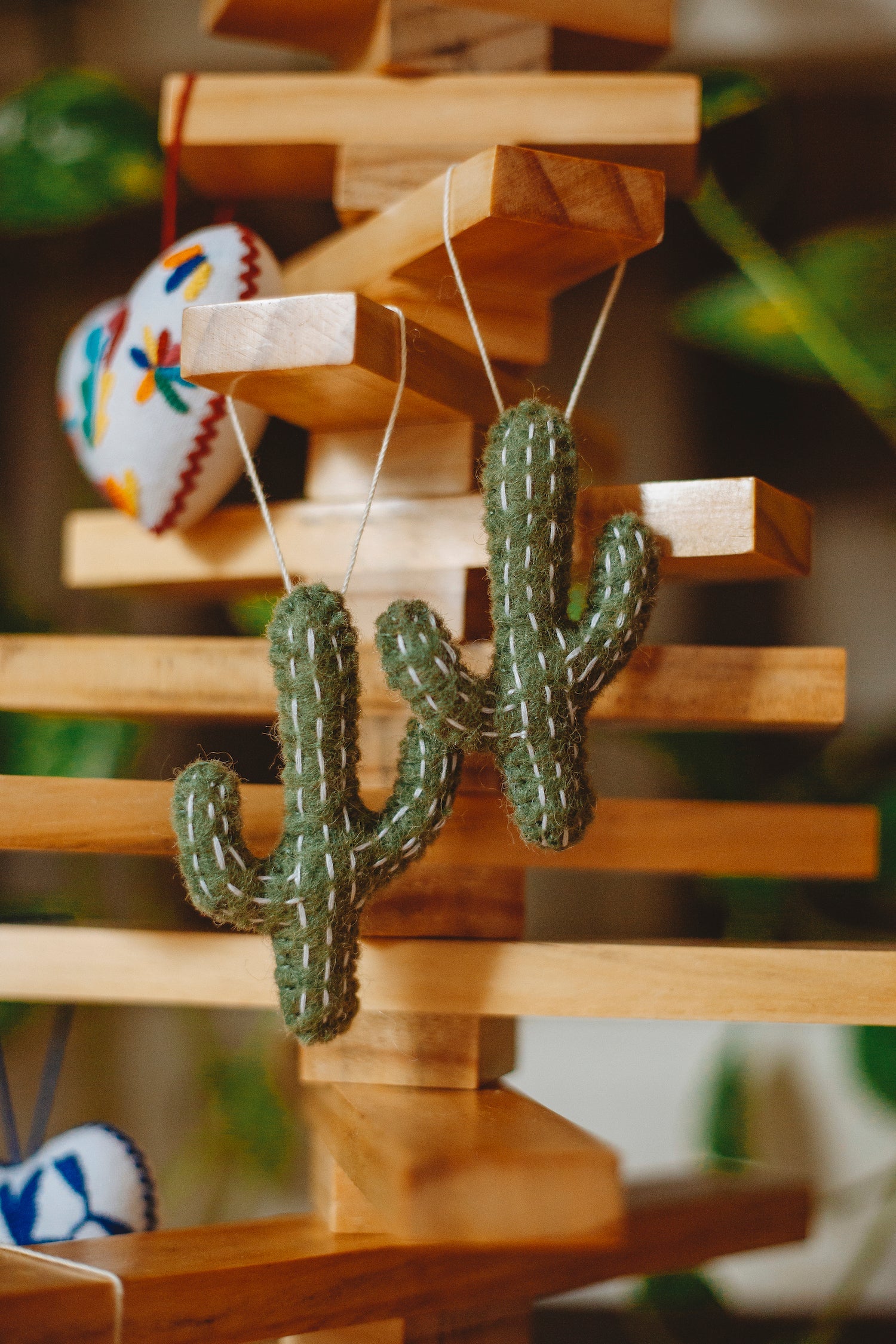 Felt Cactus Ornaments