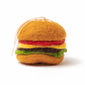 Felt Burger Ornament