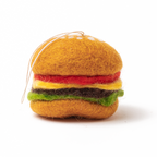 Felt Burger Ornament