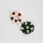 Felt Mini Wreath Ornament