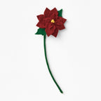 Felt Poinsettia Flower