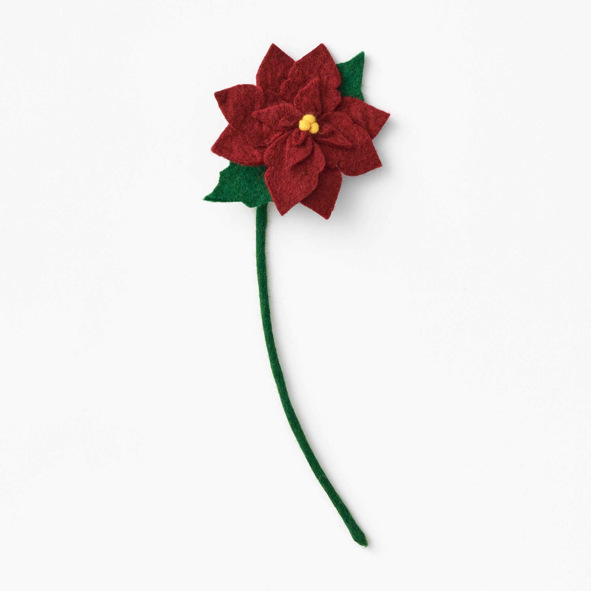 Felt Poinsettia Flower
