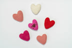 Felt Valentine Hearts
