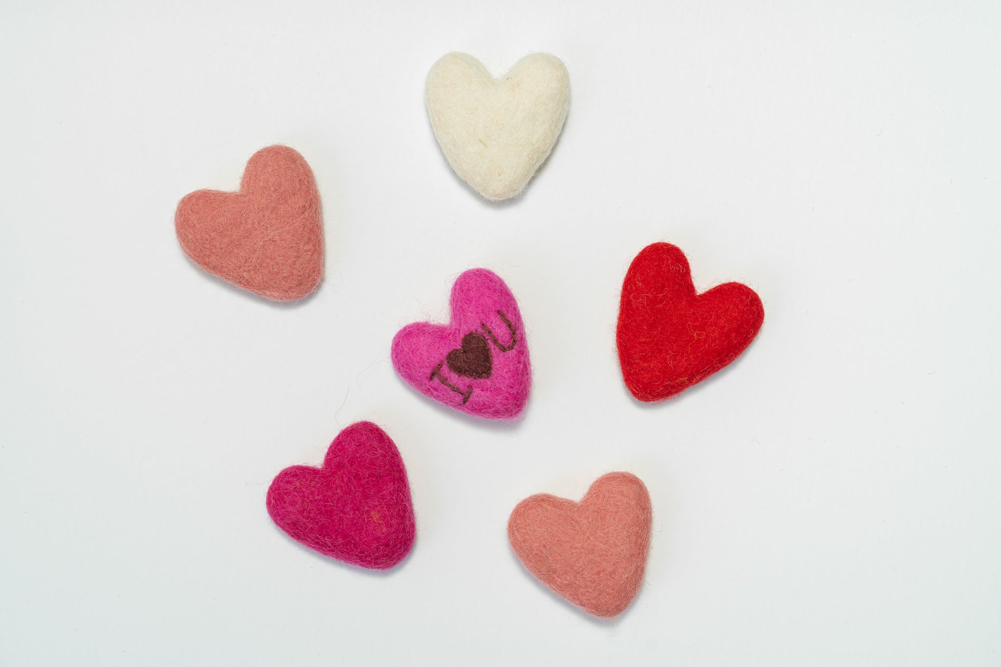 Felt Valentine Hearts