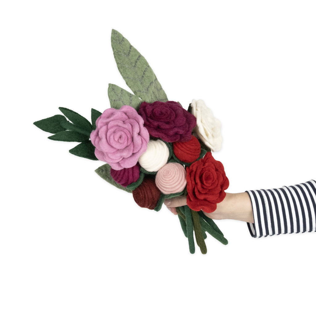 Felt Tea Roses
