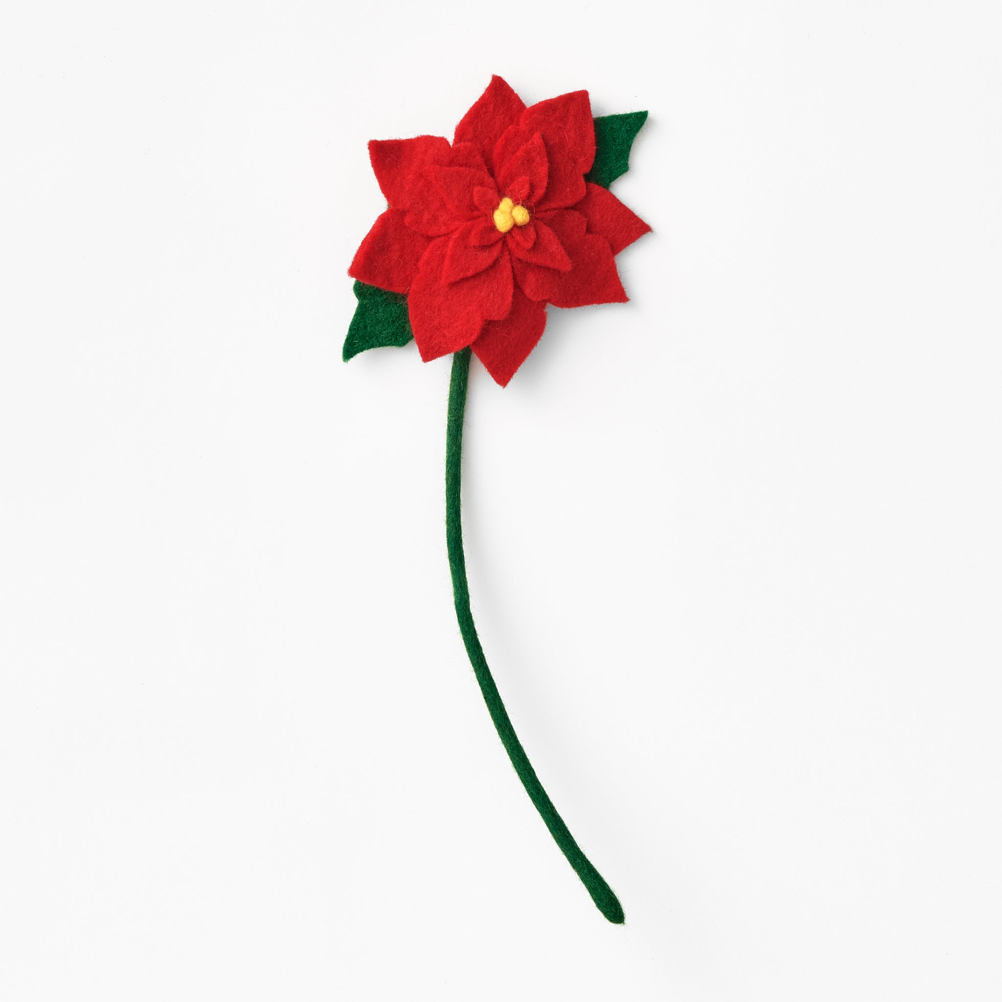 Felt Poinsettia Flower