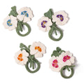Felt Pansy Napkin Rings