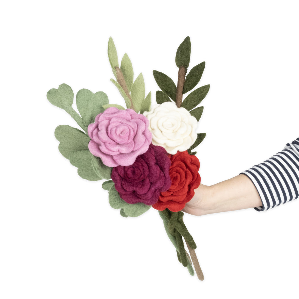 Felt Blooming Rose