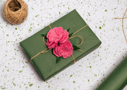 Carnation Wire Gift Wrap