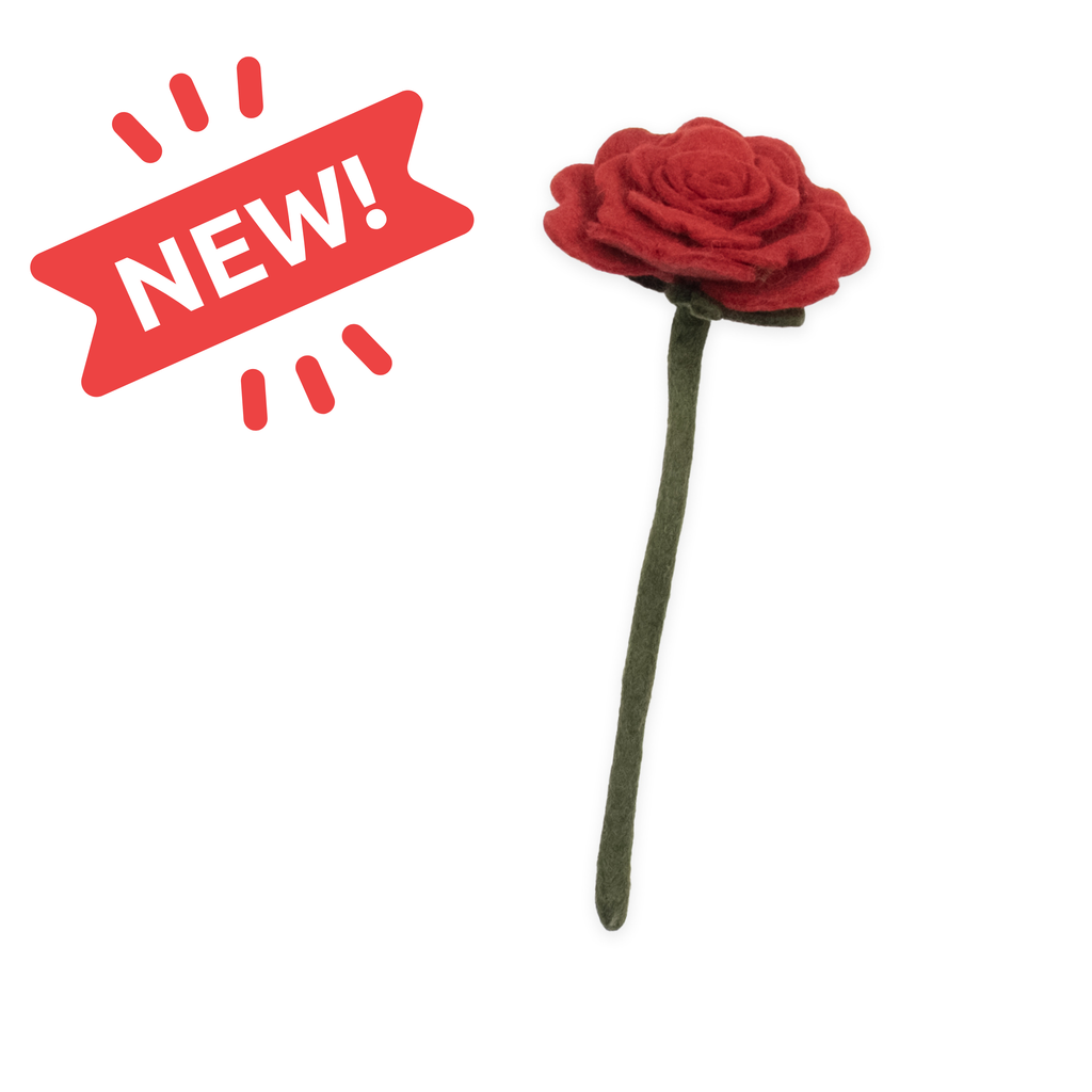 Felt Blooming Rose