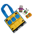 School Bus Puppet Bag