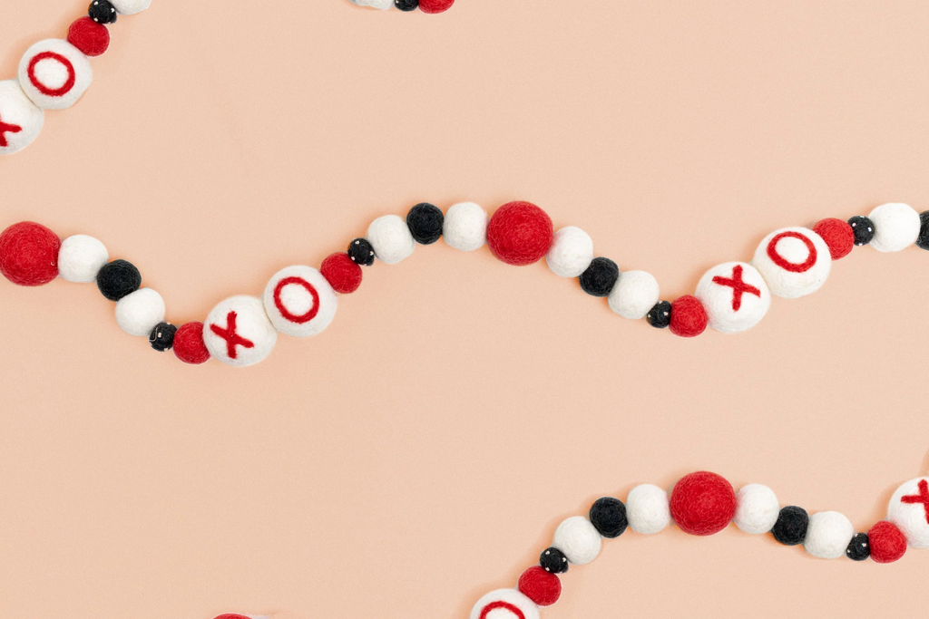 Felt XO Garland
